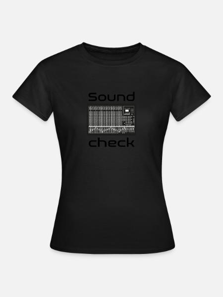 Soundcheck Mischpult - Frauen T-Shirt - Schwarz