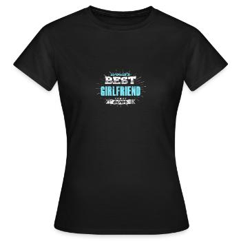 meilleur ami du monde - T-shirt Femme - noir - Devant - AI Model Female 172 dark (172cm)