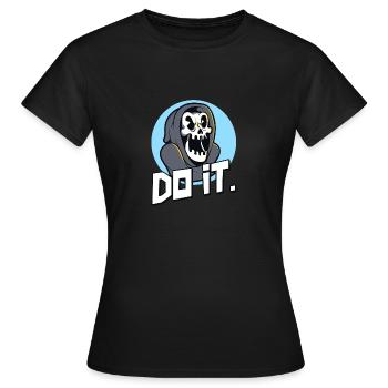 Do It Skelett - Frauen T-Shirt - Schwarz - Vorne - AI Model Female 172 dark (172cm)