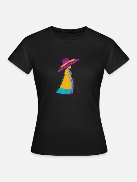 Bambinaia - T-shirt dam - svart