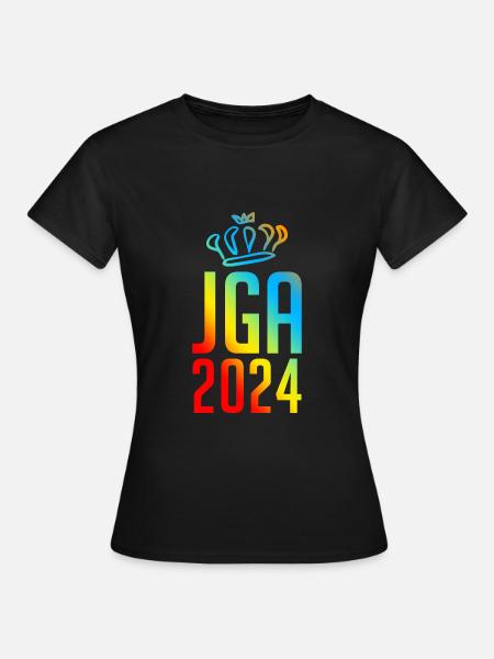 Jga 2024 Junggesellenabschied - Frauen T-Shirt - Schwarz