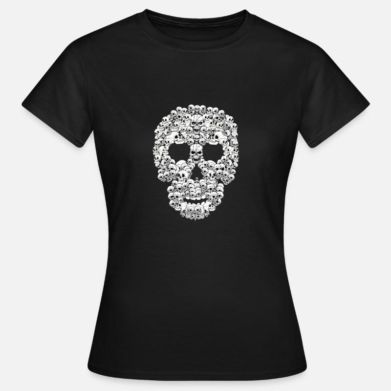 Skull from skulls - Women's T-Shirt - black