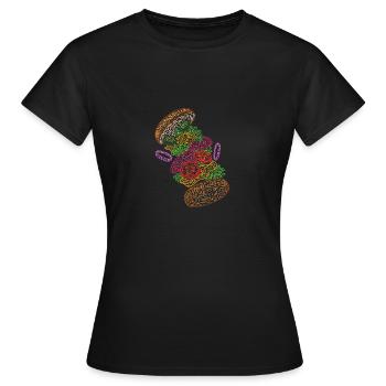 The citizen - Women's T-Shirt - black - Front - AI Model Female 172 dark (172cm)