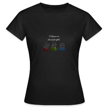Musik klassische Musik Klassik Instrument Geschenk - Frauen T-Shirt - Schwarz - Vorne - AI Model Female 172 dark (172cm)