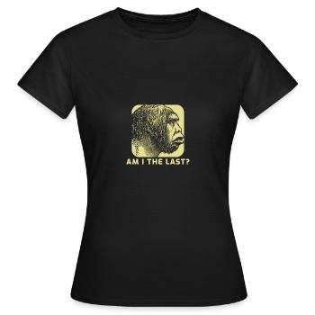 Néandertal - T-shirt Femme - noir - Devant - AI Model Female 172 dark (172cm)