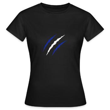 krallen finnland - Frauen T-Shirt - Schwarz - Vorne - AI Model Female 172 dark (172cm)