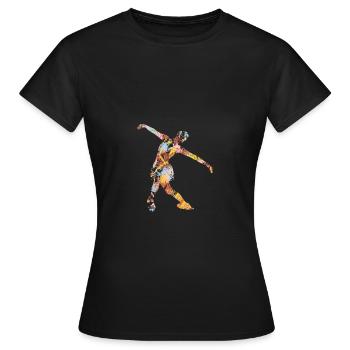 Eiskunstlauf - Frauen T-Shirt - Schwarz - Vorne - AI Model Female 172 dark (172cm)