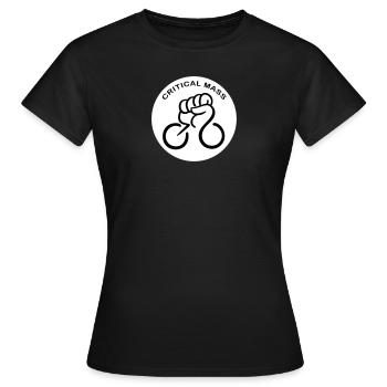 Critical Mass - Frauen T-Shirt - Schwarz - Vorne - AI Model Female 172 dark (172cm)