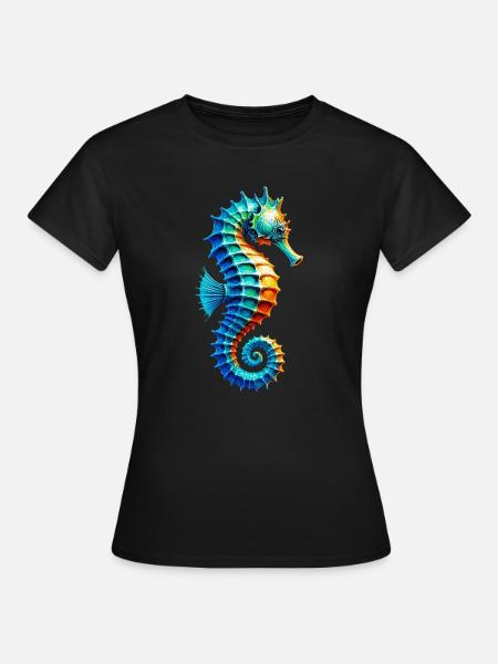 Hippocampe - T-shirt Femme - noir