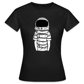 Astronaut - Women's T-Shirt - black - Front - AI Model Female 172 dark (172cm)