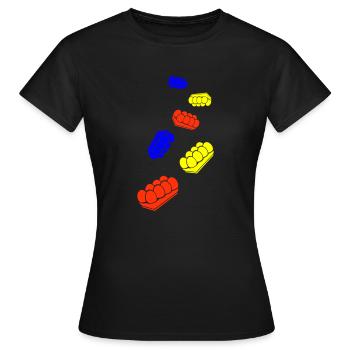 Eggs symbol - Women's T-Shirt - black - Front - AI Model Female 172 dark (172cm)
