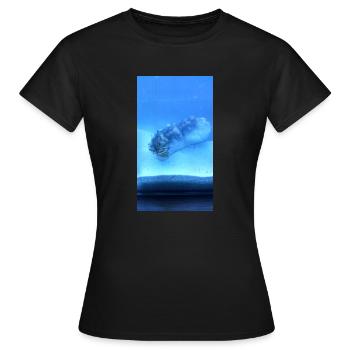 See Walze - Frauen T-Shirt - Schwarz - Vorne - AI Model Female 172 dark (172cm)