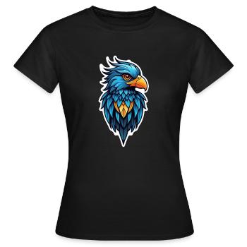 Eagle - Vereinigte Staaten - Vereinigte Staaten - Frauen T-Shirt - Schwarz - Vorne - AI Model Female 172 dark (172cm)