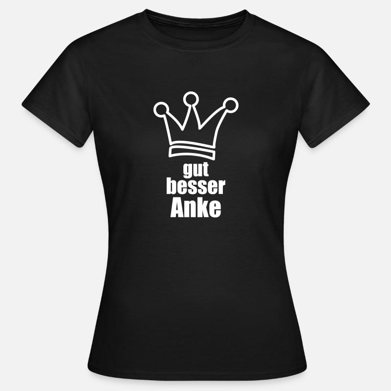 Anke - Frauen T-Shirt - Schwarz