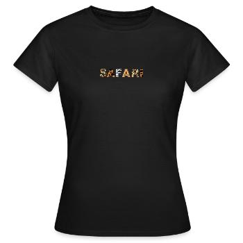 safari - T-shirt Femme - noir - Devant - AI Model Female 172 dark (172cm)
