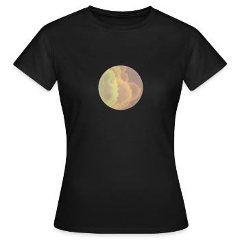 Aquarelle- 2 - T-shirt Femme - noir - Devant - AI Model Female 172 dark (172cm)