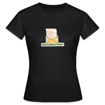 Cher citoyen - T-shirt Femme - noir - Devant - AI Model Female 172 dark (172cm)