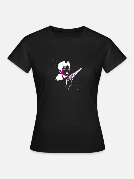 Western Lady - Frauen T-Shirt - Schwarz