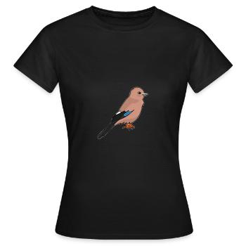 Jay - Women's T-Shirt - black - Front - AI Model Female 172 dark (172cm)