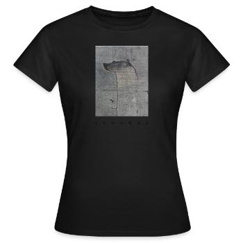 Chacal - T-shirt Femme - noir - Devant - AI Model Female 172 dark (172cm)