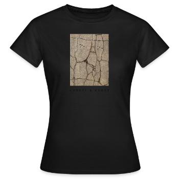 Laurel & Hardy - Women's T-Shirt - black - Front - AI Model Female 172 dark (172cm)