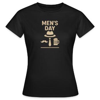 Männertag, Vatertag, Himmelfahrt - Frauen T-Shirt - Schwarz - Vorne - AI Model Female 172 dark (172cm)