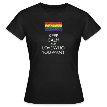 Gay Pride - Women's T-Shirt - black - Front - AI Model Female 172 dark (172cm)