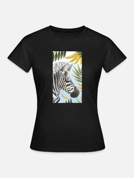 zebra - Women's T-Shirt - black