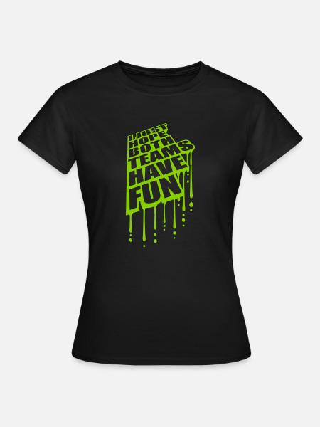 Both Teams Have Fun - Frauen T-Shirt - Schwarz