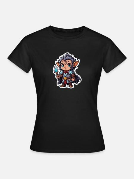 Dungeon Waldläufer - Frauen T-Shirt - Schwarz