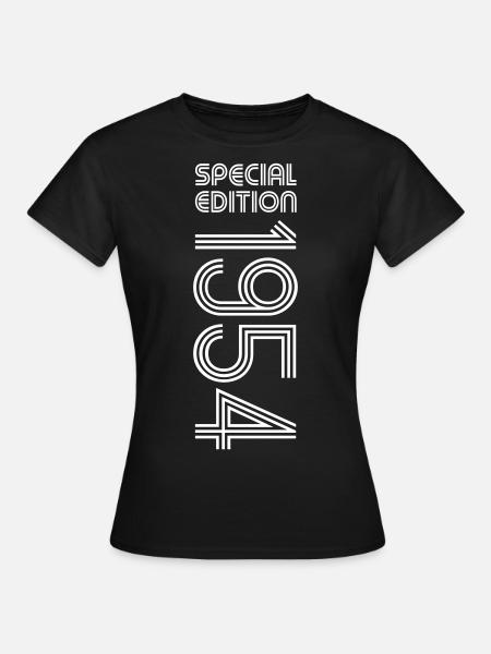 Special Edition 1954 - Birthday 1954 Color change - Women's T-Shirt - black