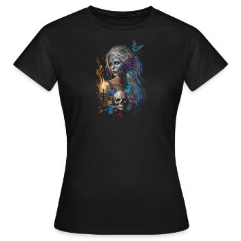 Traumfrau - Frauen T-Shirt - Schwarz - Vorne - AI Model Female 172 dark (172cm)