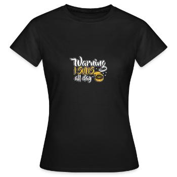 Snus sans fumée anti-fumeurs nicotiniques non-fumeurs - T-shirt Femme - noir - Devant - AI Model Female 172 dark (172cm)