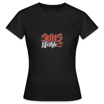 Snus sans fumée anti-fumeurs nicotiniques non-fumeurs - T-shirt Femme - noir - Devant - AI Model Female 172 dark (172cm)