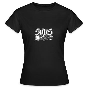 Snus sans fumée anti-fumeurs nicotiniques non-fumeurs - T-shirt Femme - noir - Devant - AI Model Female 172 dark (172cm)