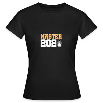 Master 2023 Graduation Graduation Uni - Women's T-Shirt - black - Front - AI Model Female 172 dark (172cm)