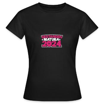 Matura 2024 Maturareise Maturafeier Maturant - Frauen T-Shirt - Schwarz - Vorne - AI Model Female 172 dark (172cm)