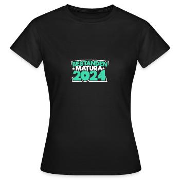 Matura 2024 Maturareise Maturafeier Maturant - Frauen T-Shirt - Schwarz - Vorne - AI Model Female 172 dark (172cm)