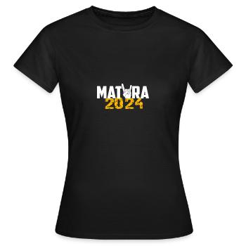Matura 2024 Maturareise Maturafeier Maturant - Frauen T-Shirt - Schwarz - Vorne - AI Model Female 172 dark (172cm)