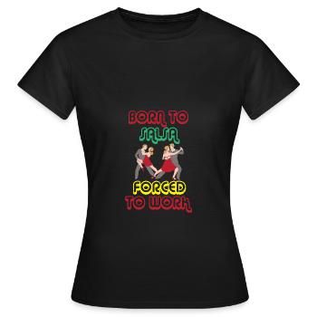 Salsa Dancer Dancer - Women's T-Shirt - black - Front - AI Model Female 172 dark (172cm)