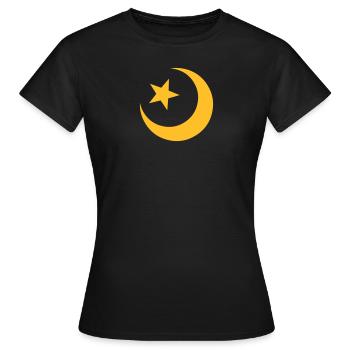 Islam - Women's T-Shirt - black - Front - AI Model Female 172 dark (172cm)