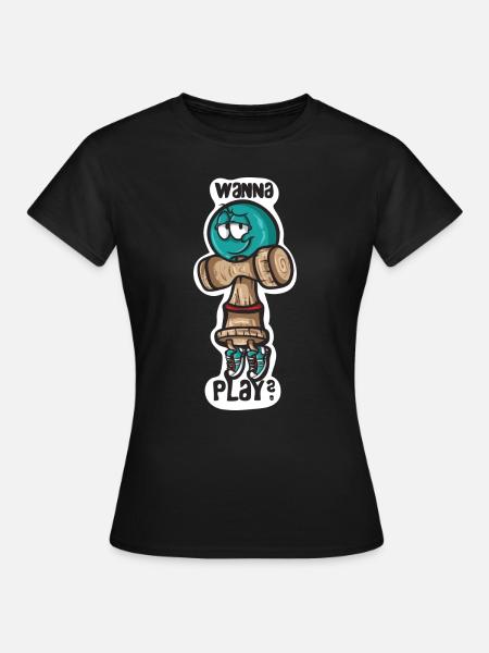 Möchtest du Spielen? - Frauen T-Shirt - Schwarz