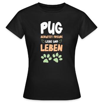 Carlin Joie de vivre design - T-shirt Femme - noir - Devant - AI Model Female 172 dark (172cm)