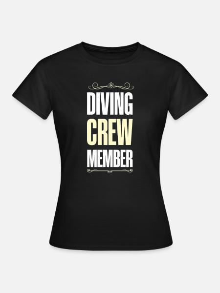 Diving Crew - Frauen T-Shirt - Schwarz