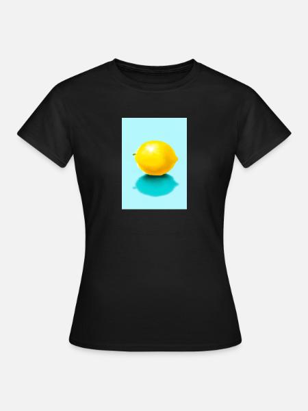 Zitrusfrüchte - Frauen T-Shirt - Schwarz