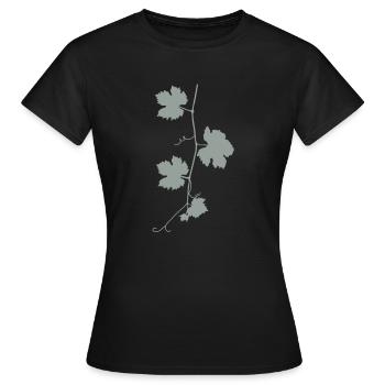 vigne - T-shirt Femme - noir - Devant - AI Model Female 172 dark (172cm)
