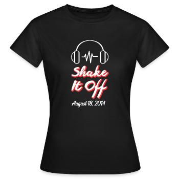 Music Shake It Off - T-shirt Femme - noir - Devant - AI Model Female 172 dark (172cm)