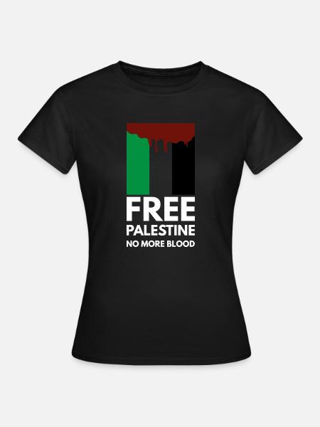 Free Palestine - Women's T-Shirt - black