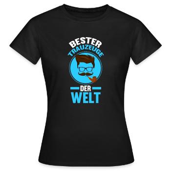 Trauzeuge - Frauen T-Shirt - Schwarz - Vorne - AI Model Female 172 dark (172cm)
