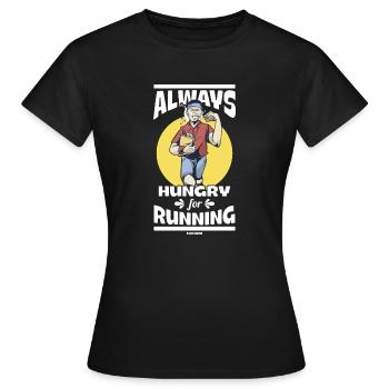 Courir - T-shirt Femme - noir - Devant - AI Model Female 172 dark (172cm)